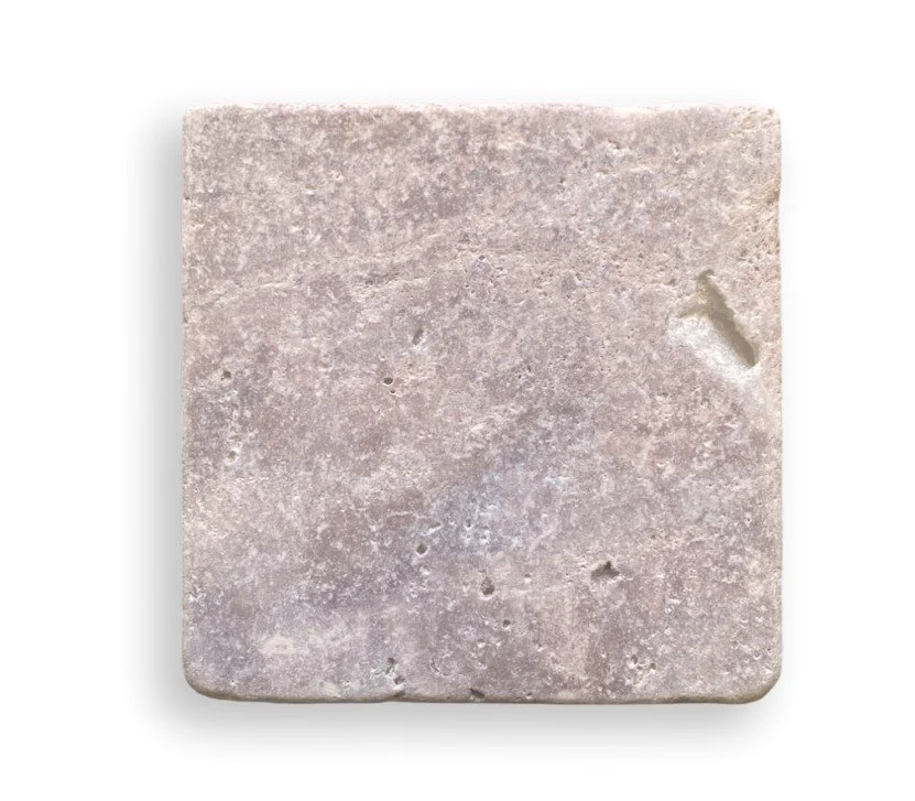 ST2V1951/TM RED TRAV TUMBLED 100X100X10MM