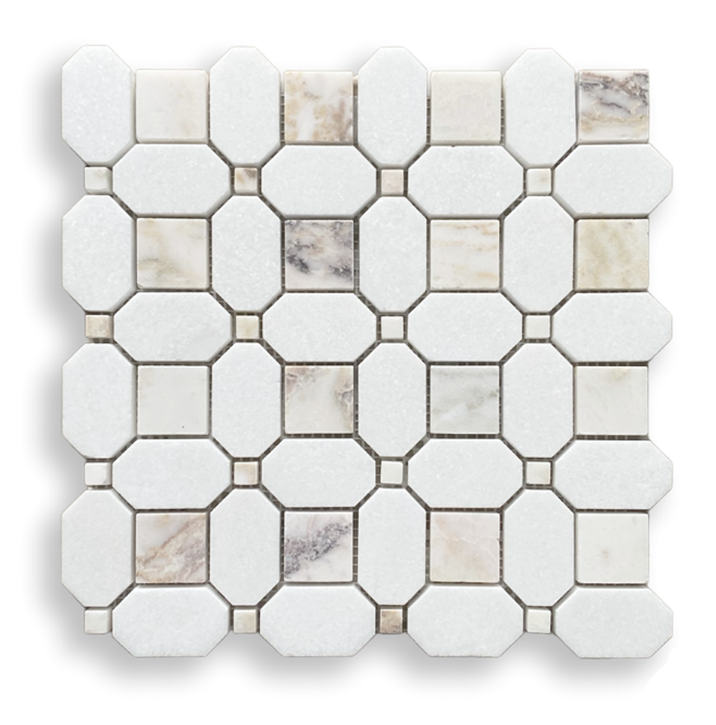 
ST2V641/M/CUBE VIOLA AND THASSOS CUBE MOSAIC