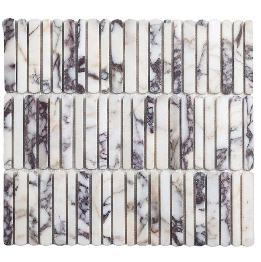 CT1A0012 – MITTE CALACATTA VIOLA FINGER MOSAIC 327X298MM
