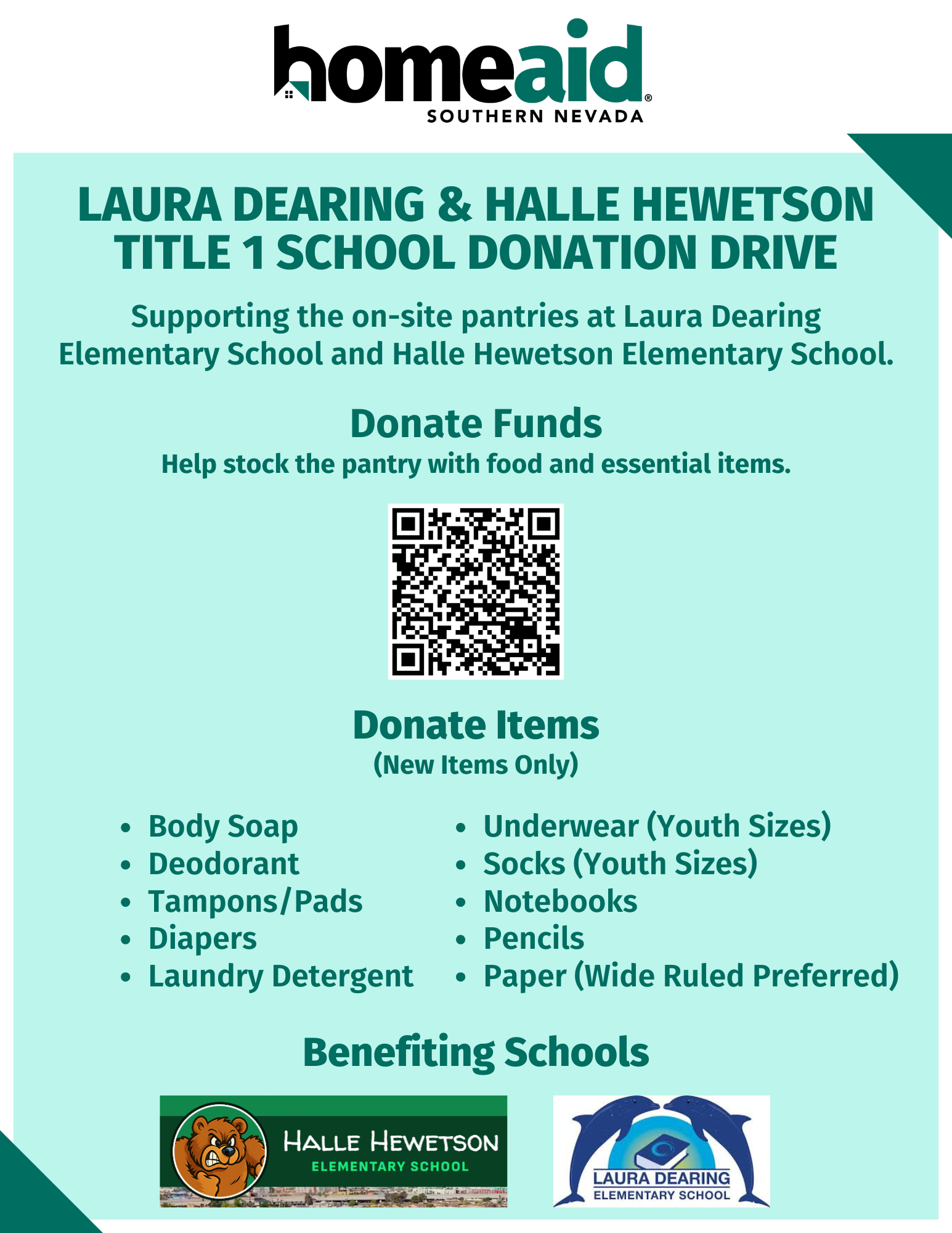 CCSD Pantries Donation Drive