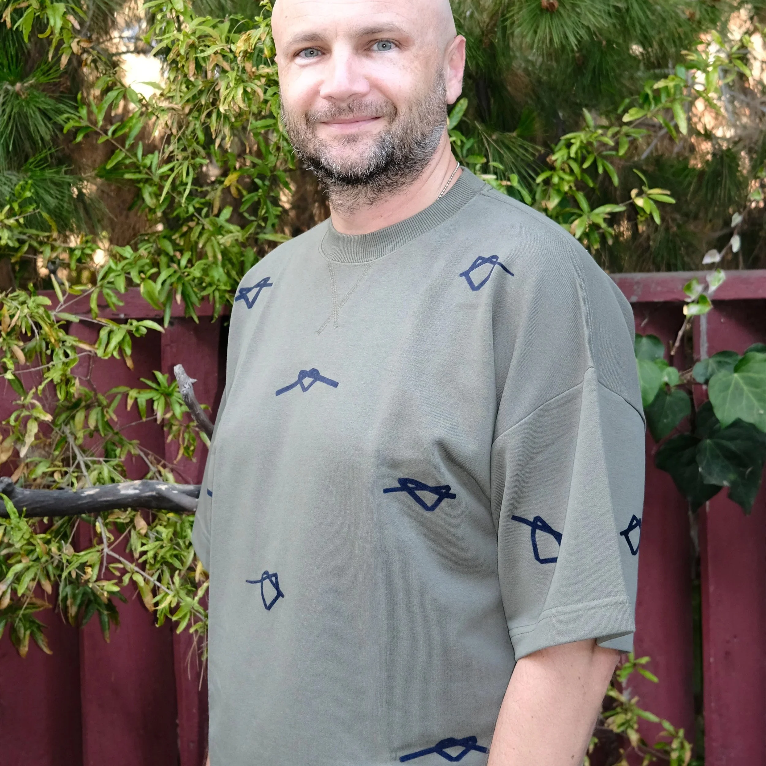 Knotted French Terry Shirt