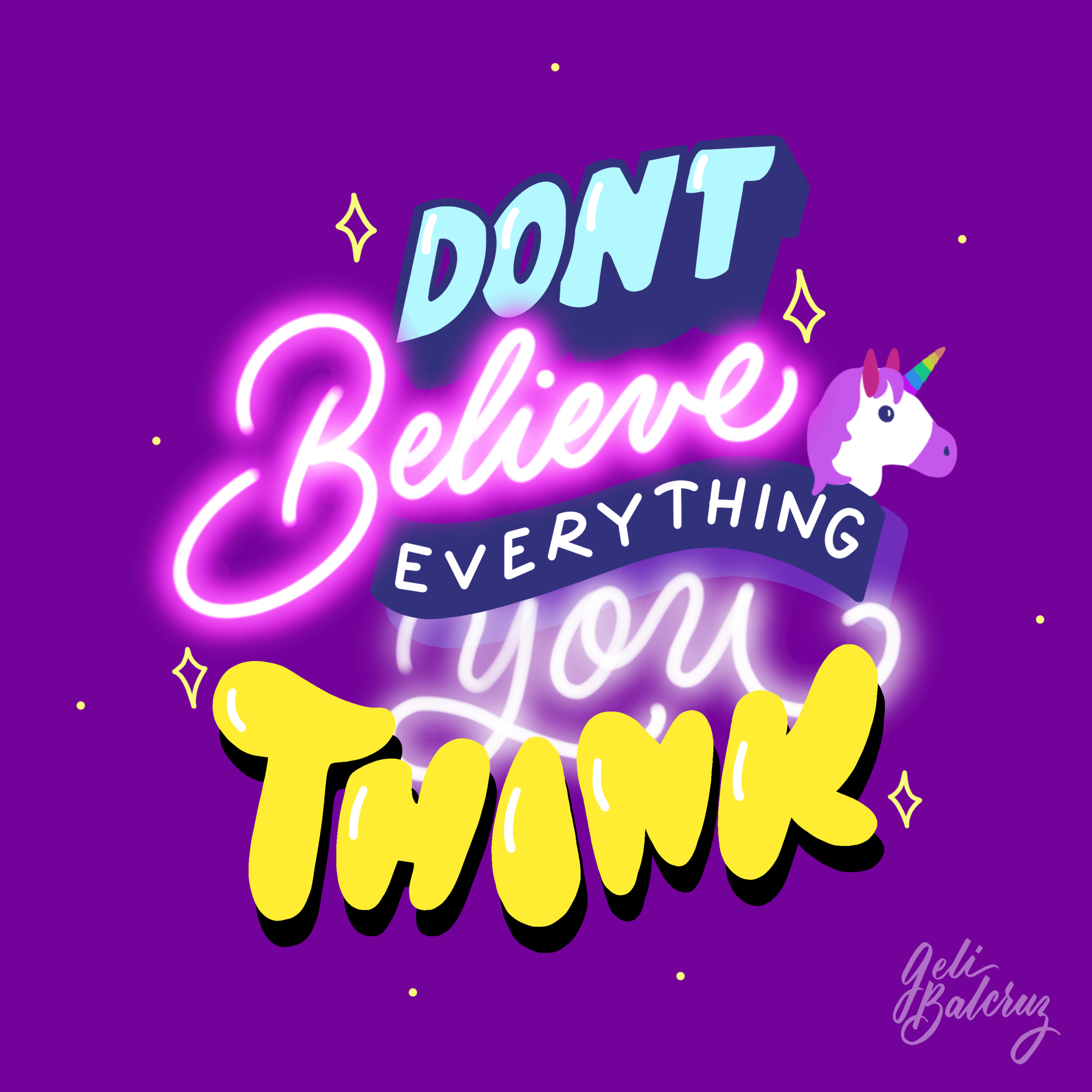 Candy Colored Letters