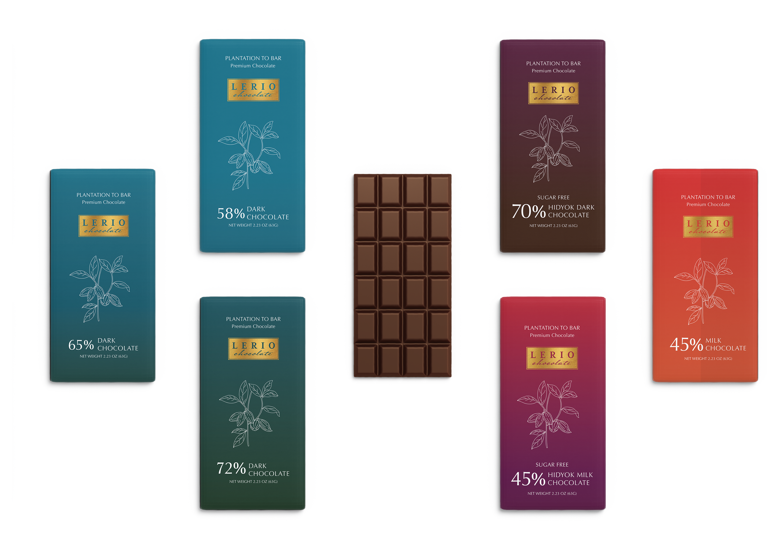 Lerio Chocolate | Packaging Design