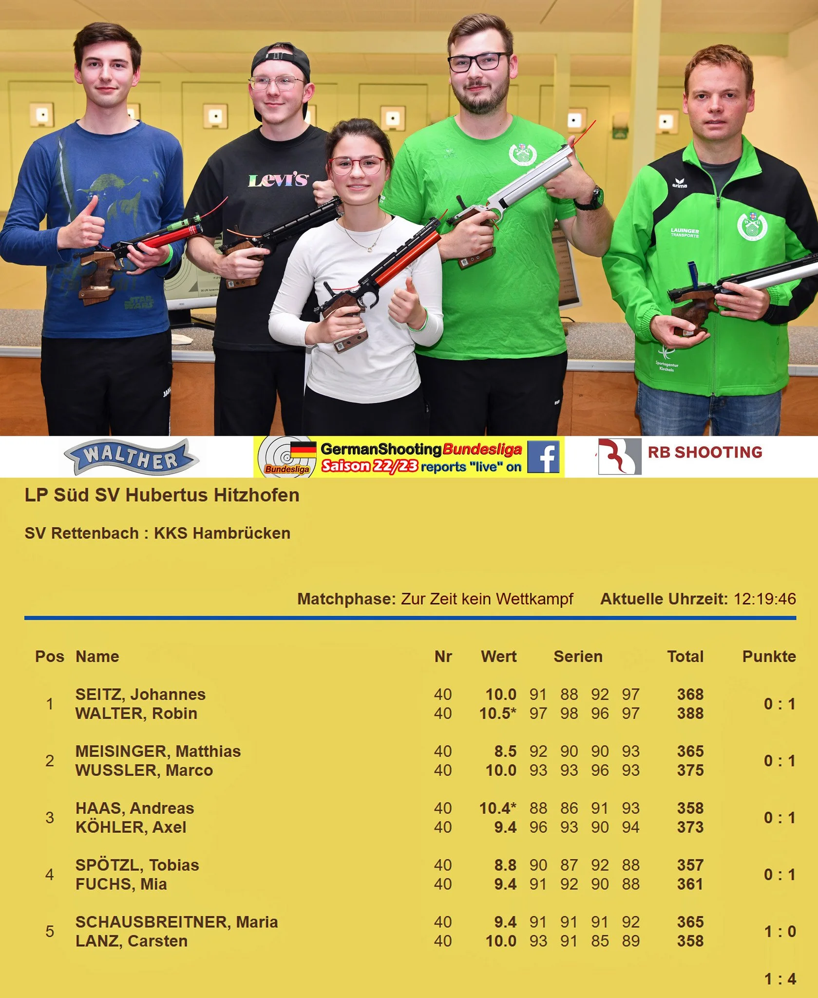 SV HUBERTUS RETTENBACH : KKS HAMBRÜCKEN