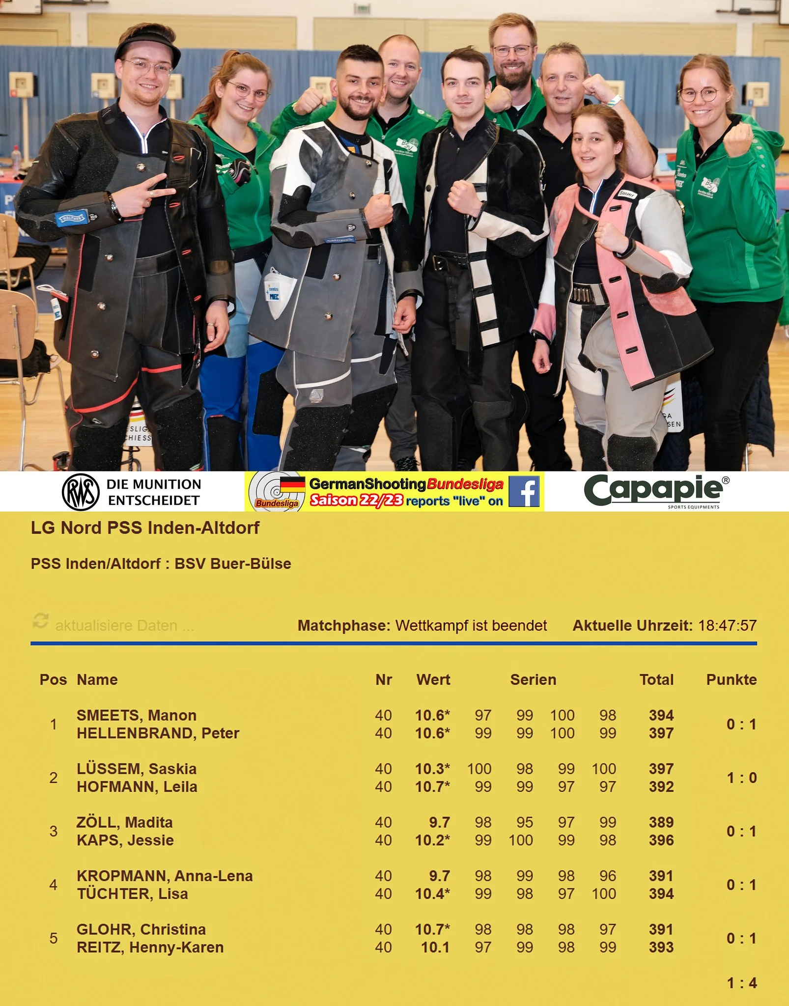 PSS INDEN / ALTDORF : BSV BUER-BÜLSE