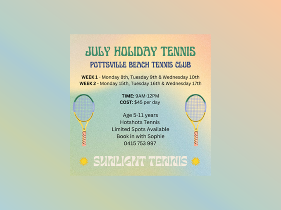 July Holiday Tennis