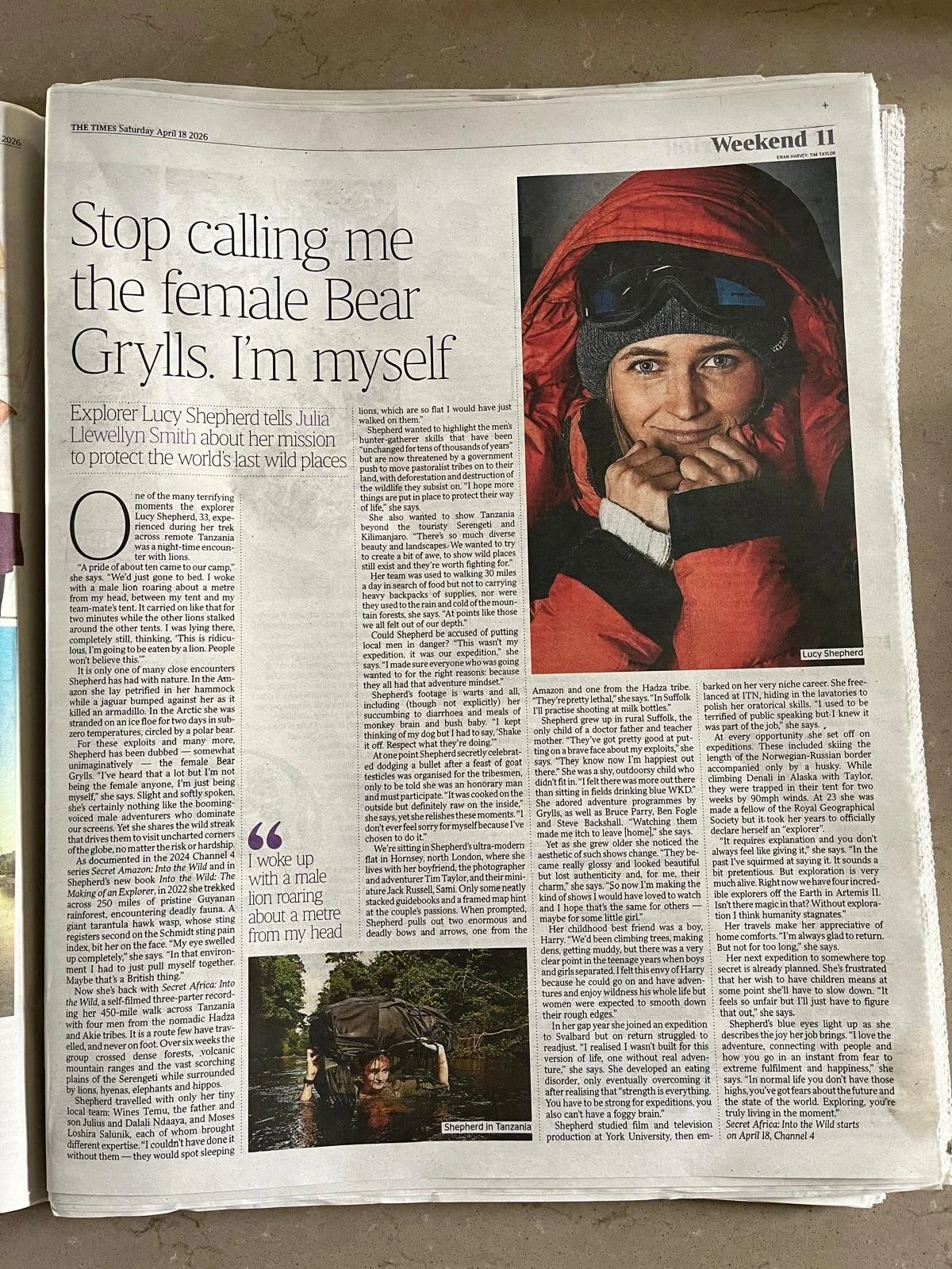 Wow - the reaction to SECRET AFRICA: INTO THE WILD has been 🤯🤯🤯 - top picks all round and even ⭐️⭐️⭐️⭐️⭐️ and from the Daily Mail too?!

Come with me, Julius, Dalali, Moses and Wines on our wild adventure through forests, dry lands, Serengeti and 