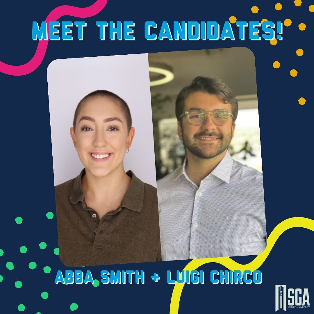 Meet the Candidates: Abba Smith &amp; Luigi Chirco! Swipe to read a little bit about their campaign.