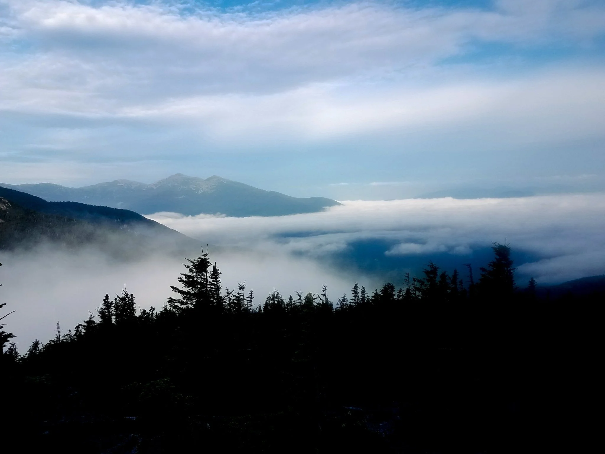 Morning clouds.
