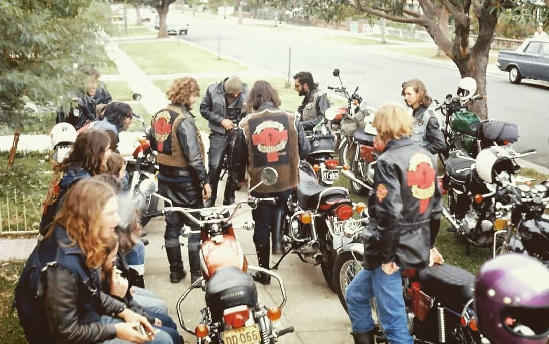 Throwback Thursday. This picture was taken in 1973 after the Bathhurst races. It features both our Sydney and Melbourne chapters at the time and is in Sydney. Squad in the early days would often go to different race meets to meet with others and shar