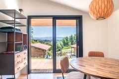 Comfortable room with mountain views at D'Álijo Retreat Center, Portugal