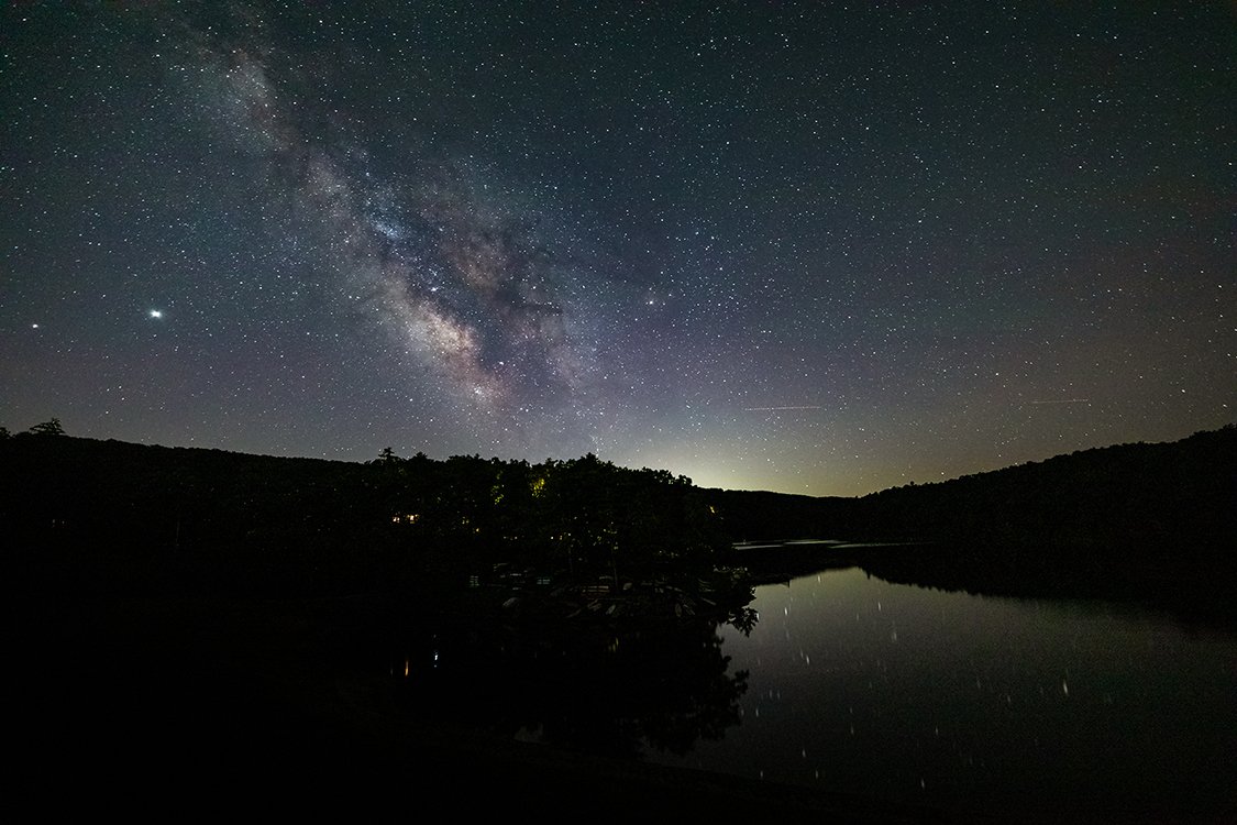 Milky Way over Lake Laura