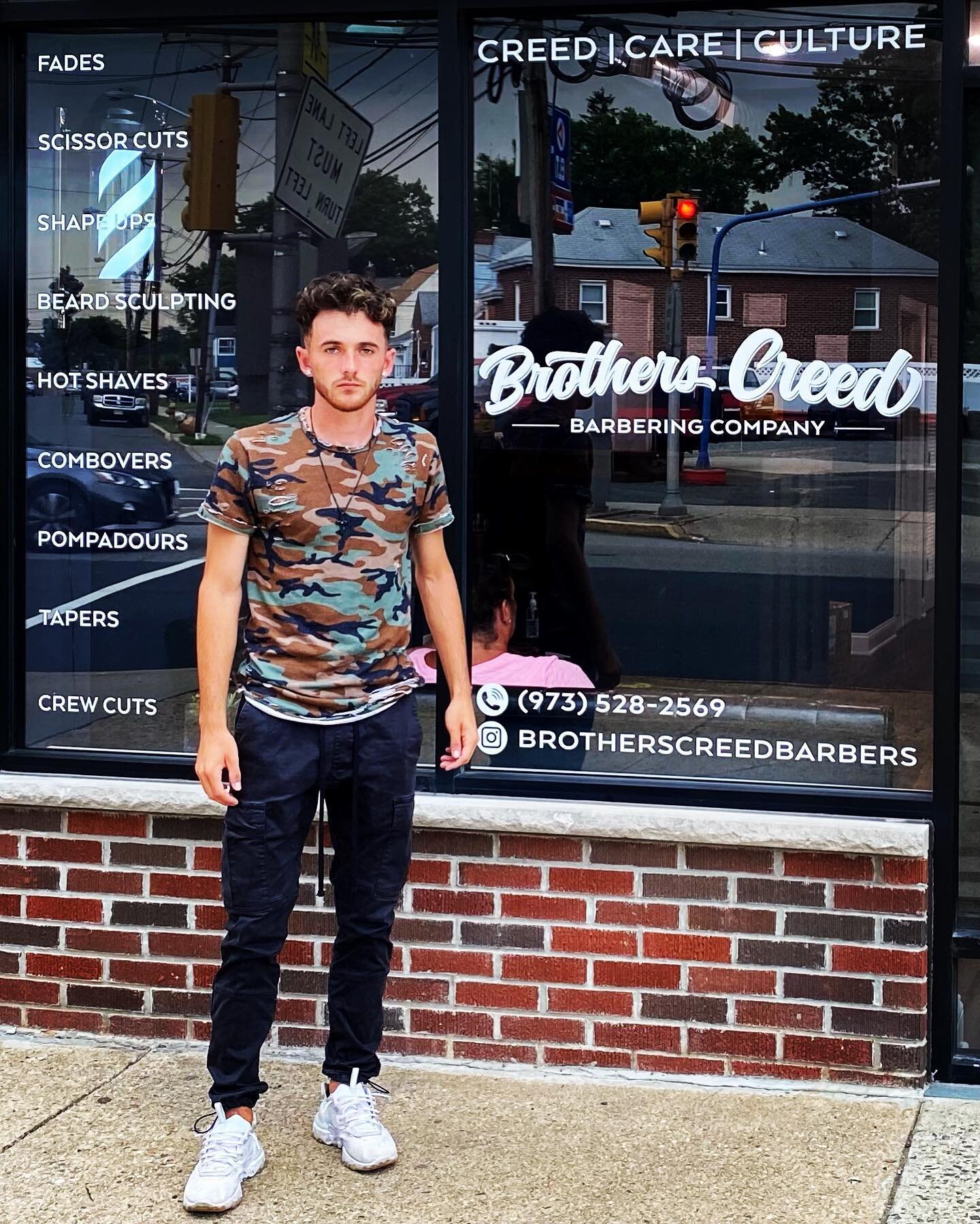 Give a warm welcome to our new Creed barber! @_mikey.a 🎉 
All our barbers and members all have warm passion in the art that we do! Book with us today! #brotherscreed #creed #newcrew