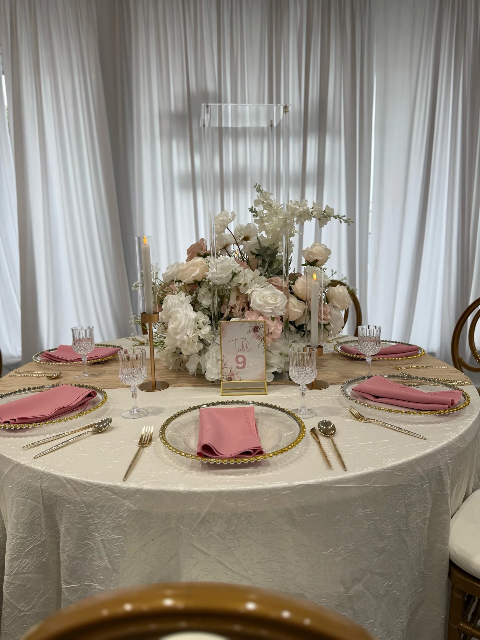 The Marcy Blush Pink/White/Ivory Faux Floral