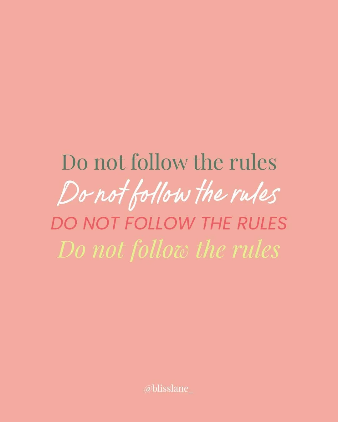 Unpopular opinion of mine, rules don't matter. 

Yes, I work in social media and I know there are 'rules' you're supposed to use. But you bet your ass I'm not following things that tell me to post 4x a day plus 2 reels and 14 stories and that's the o