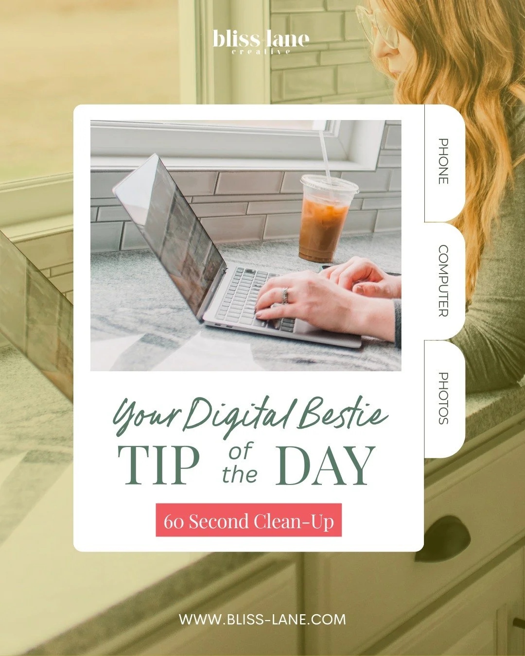 If it takes less than 60 seconds, do it now!

The 60 Second Clean-Up applies to everything - emails, camera roll, desktop, mail, random tasks! Tiny things add up!