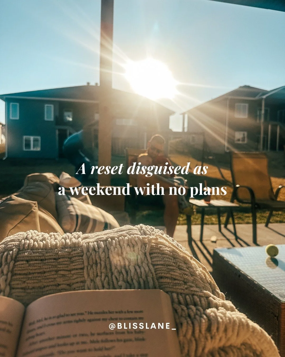 So needed! Who else is chilling this weekend?? Or are you super busy?