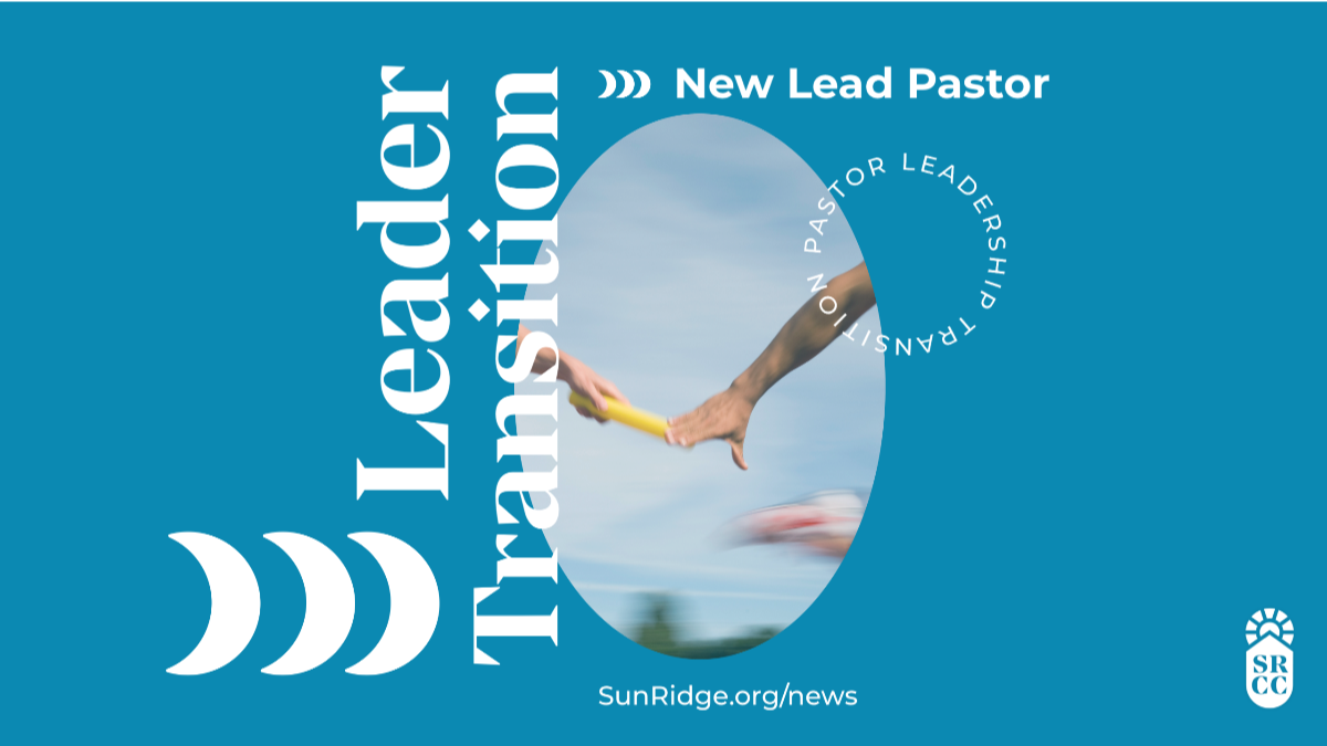 New Lead Pastor!