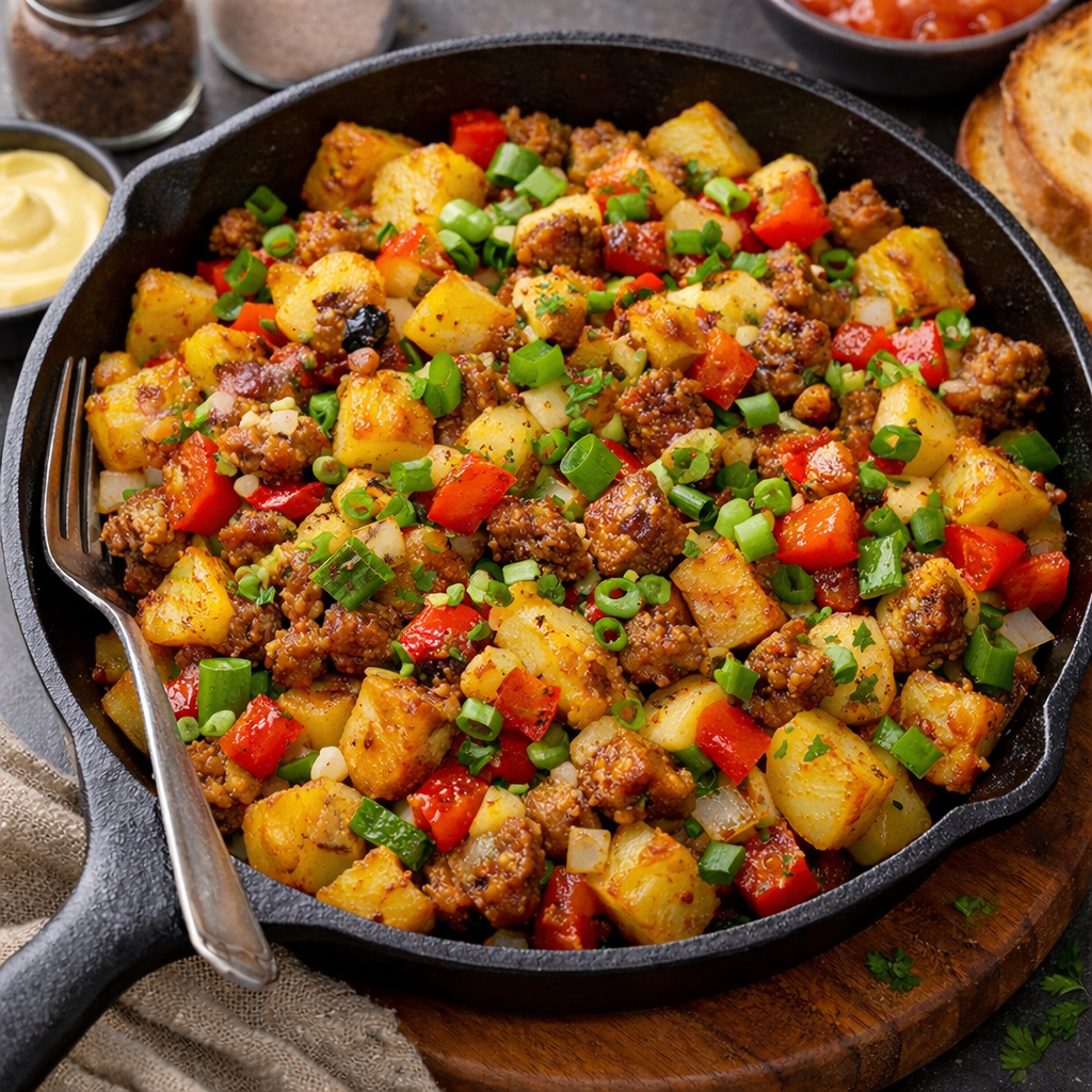 Potato Sausage Breakfast Hash
