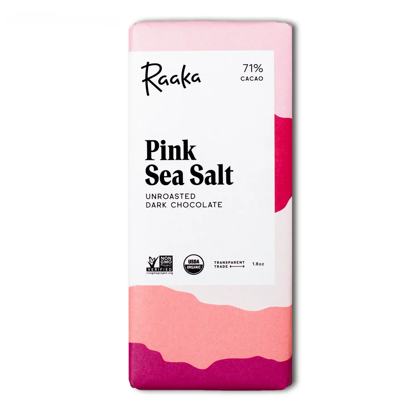 Raaka Pink Sea Salt Dark Chocolate