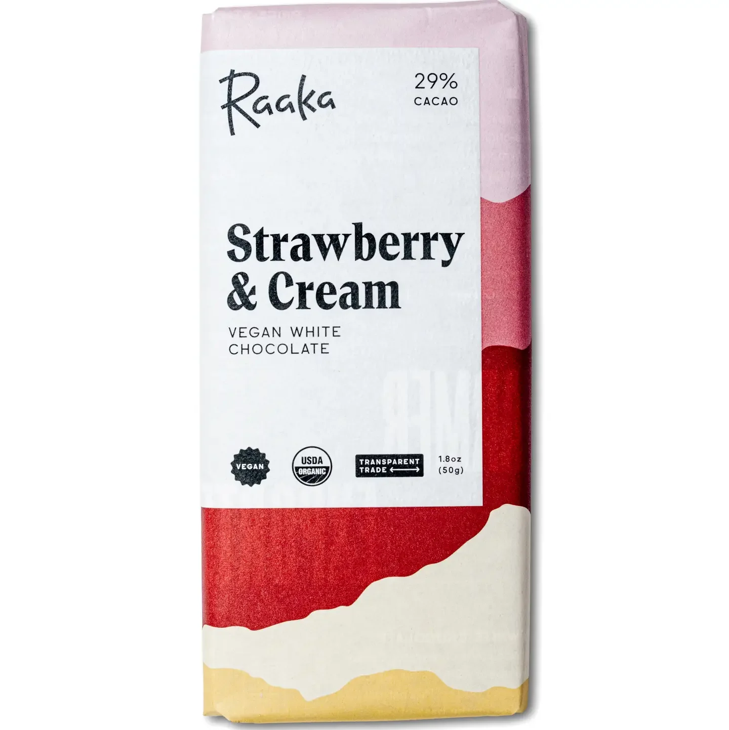 Raaka Strawberry & Cream Vegan White Chocolate