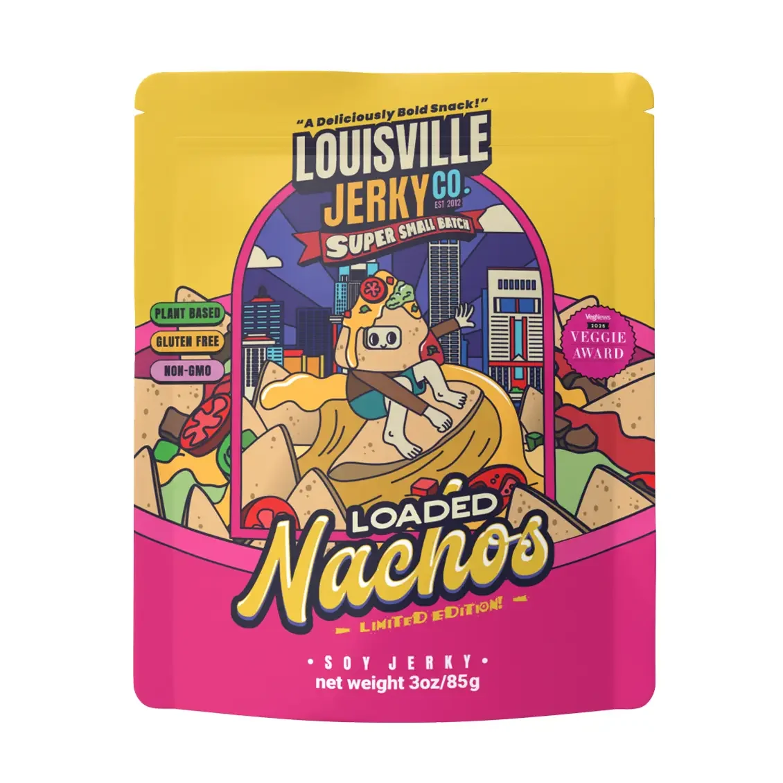 Louisville Jerky Co -Loaded Nachos Soy Jerky (Limited Edition)