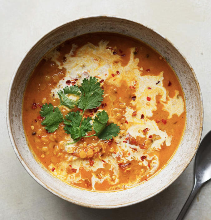 🥣 Red Lentil Coconut Soup