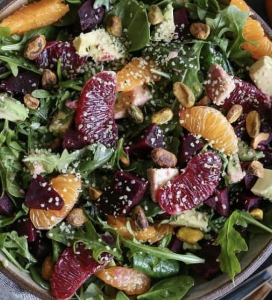 Roasted Beet & Dill Winter Salad