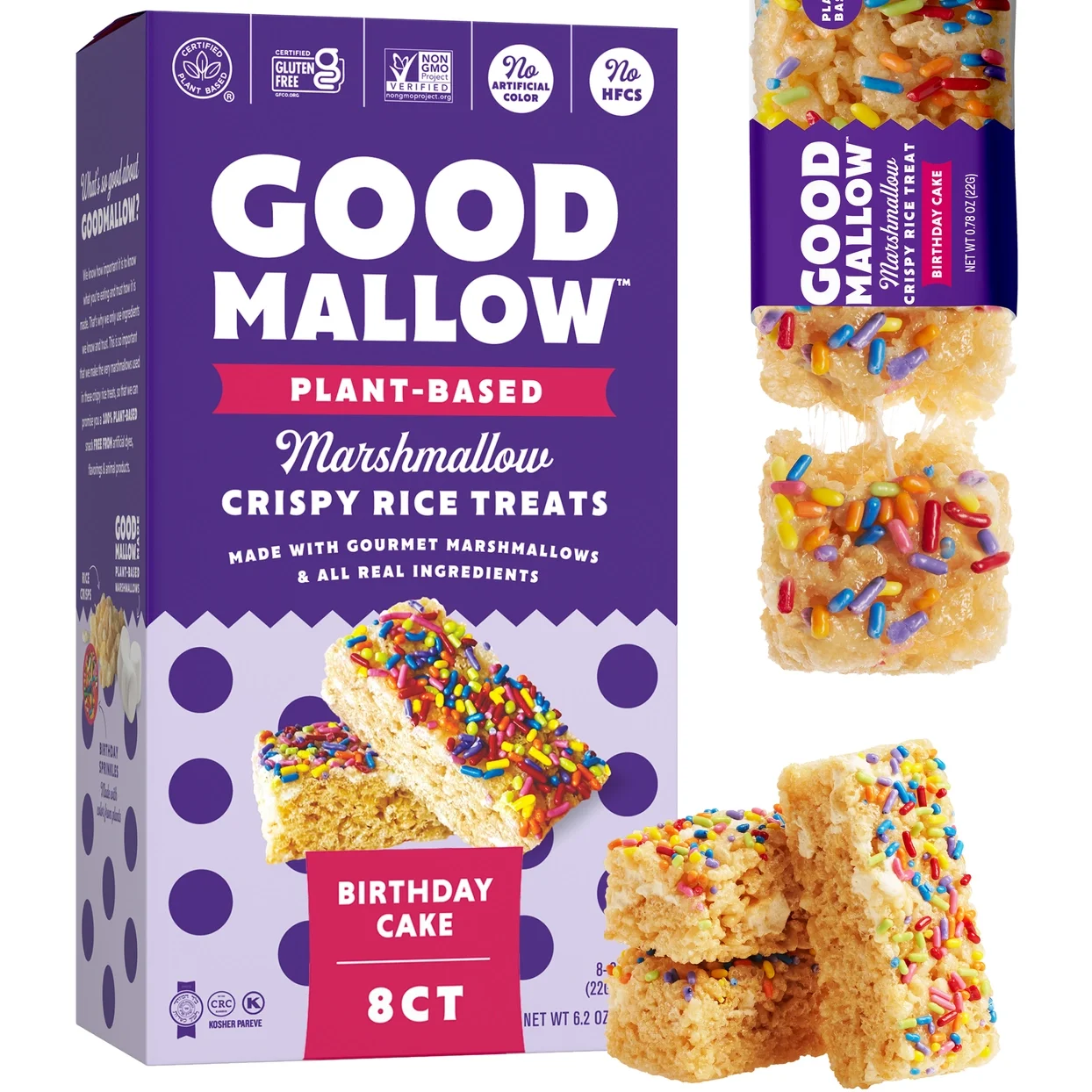 Birthday Cake Marshmallow Crispy Rice Treats