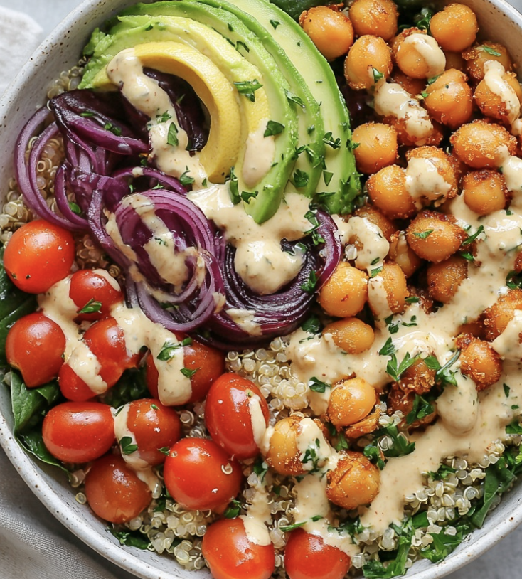 🥗 Mediterranean Chickpea Bowl