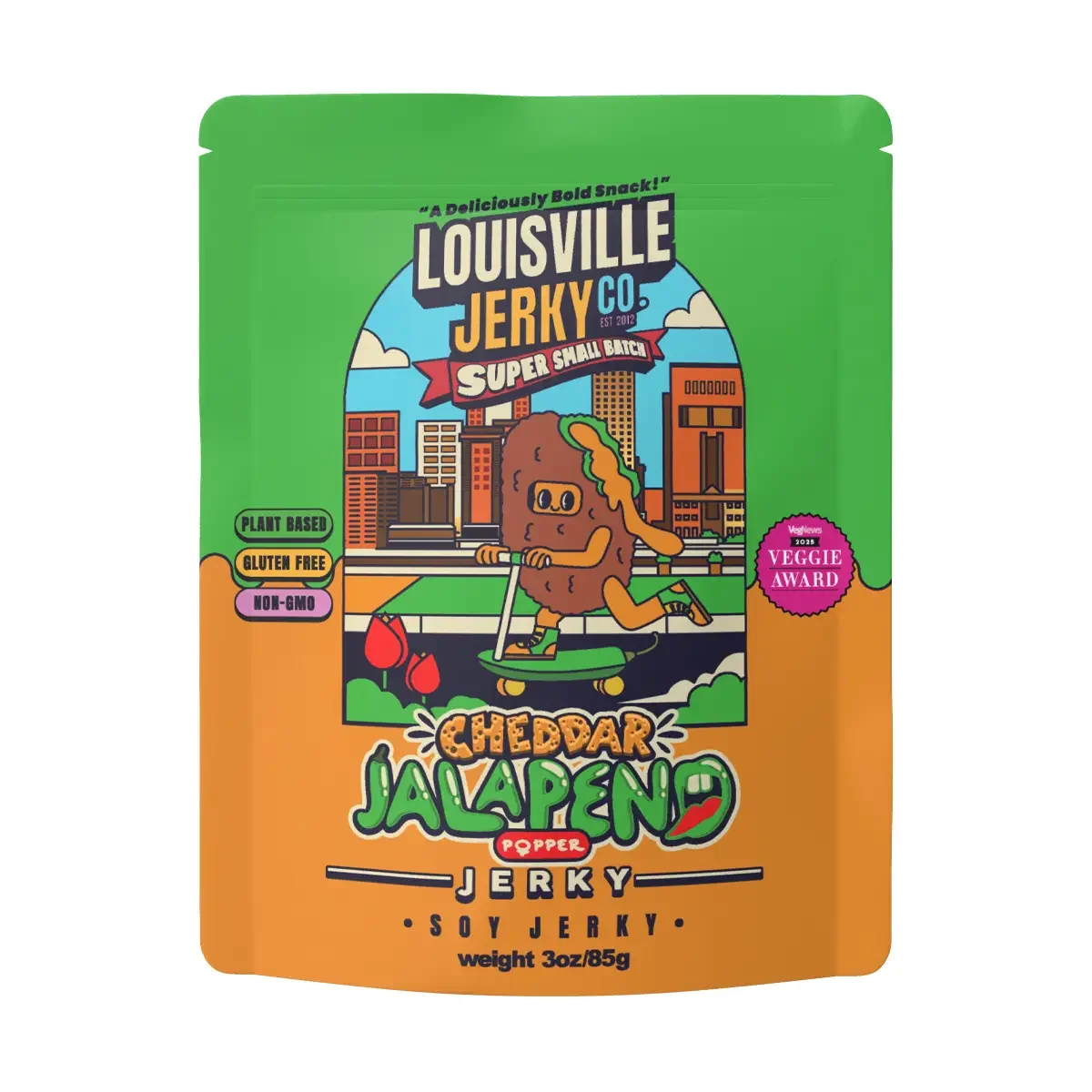 Louisville Jerky Co - Cheddar Jalapeño Popper Soy Jerky (NEW!)