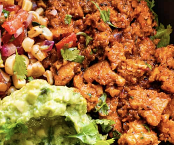 Burrito Bowl w/ Sofrita Crumbles 1/2 Pan