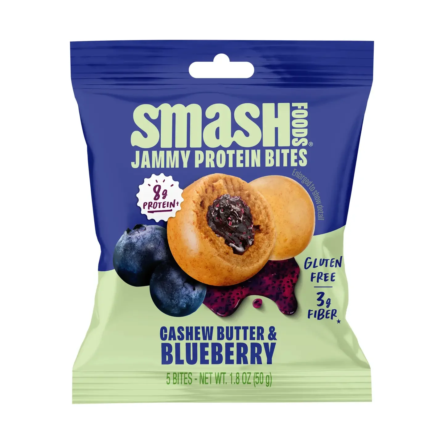 Smash Foods - Cashew Butter & Blueberry Jammy Protein Bites