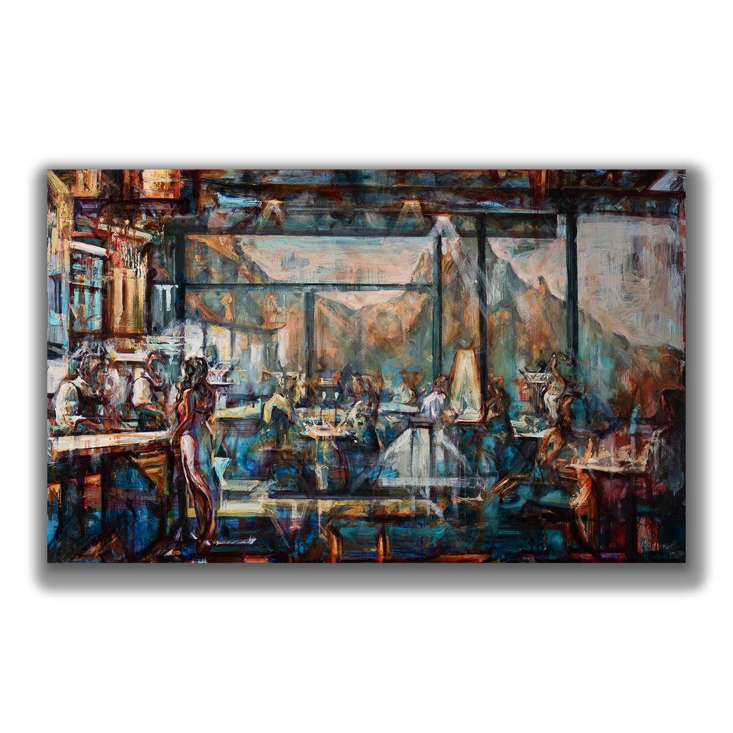 Evening Sanctuary |  48" x 78"