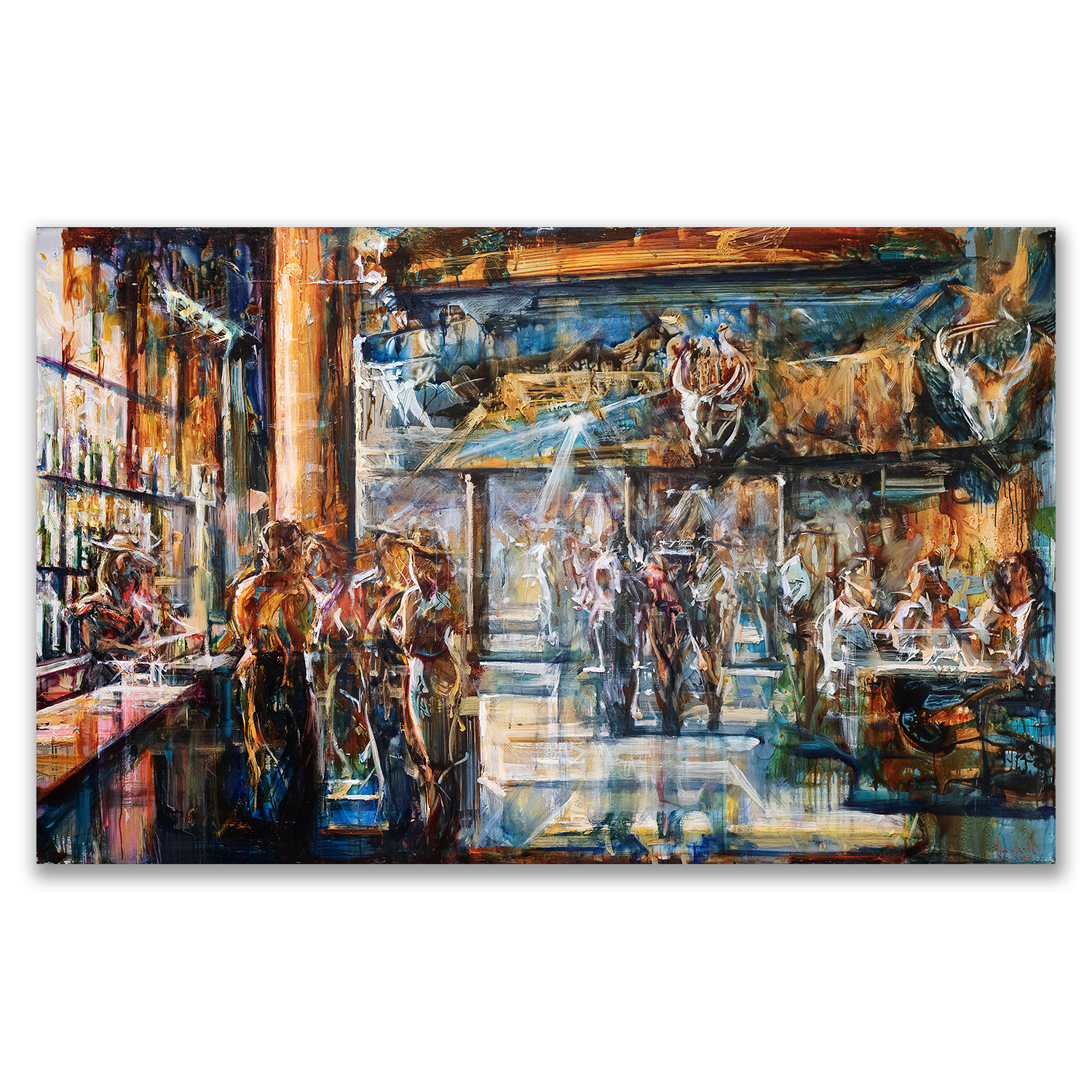 Saloon Improv |  48" x 78"