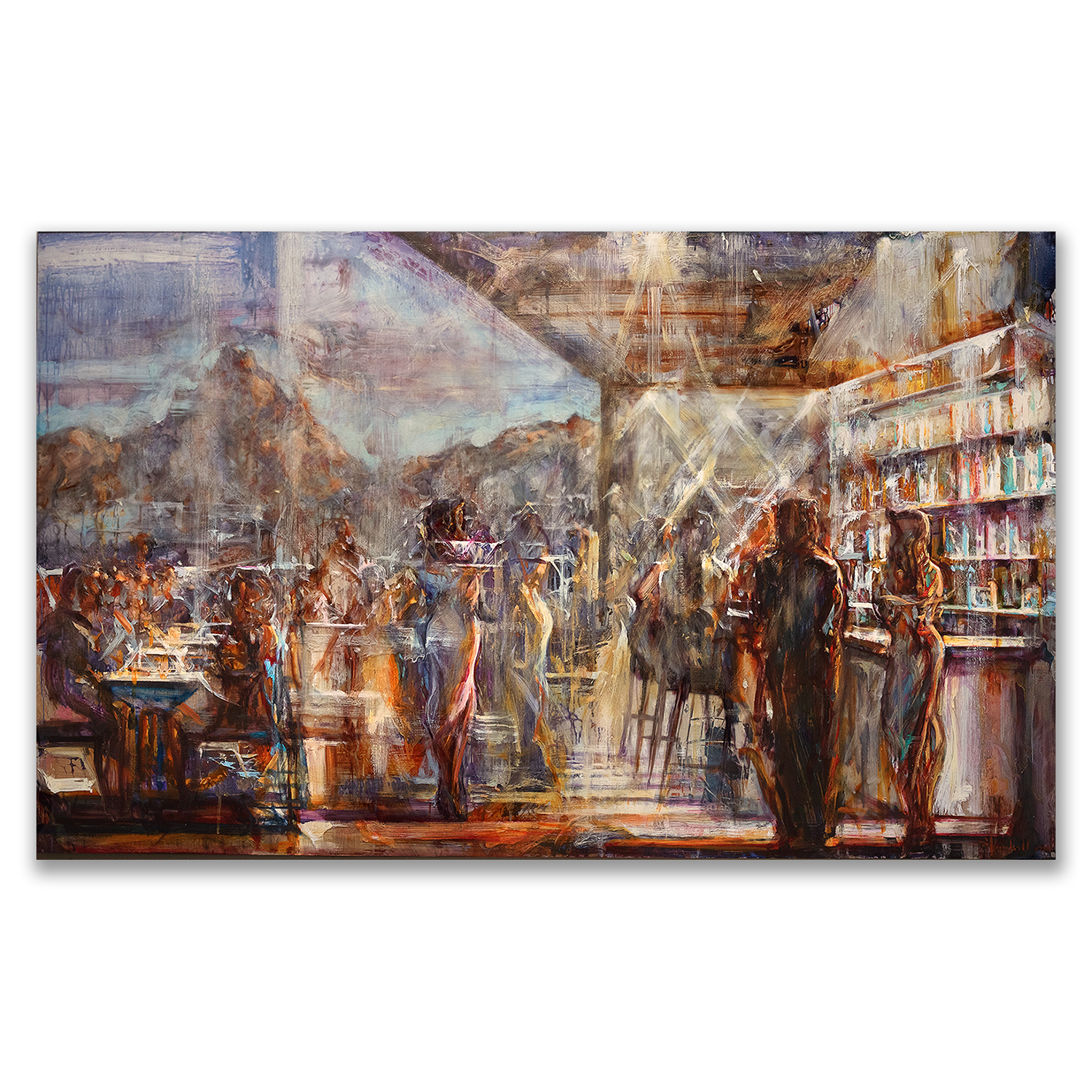 Evening Bliss |  48" x 78"