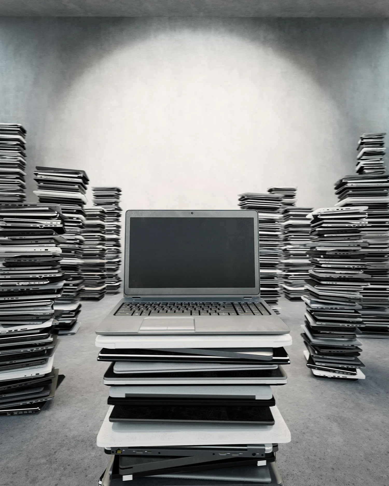 Google ChromeOS Flex advertising image created in CGI by Radwolf