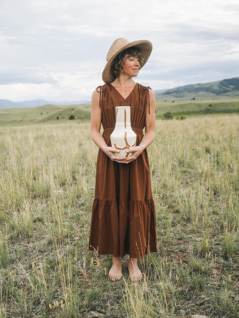 Organic Cotton Grace Dress — Windy Peak Vintage