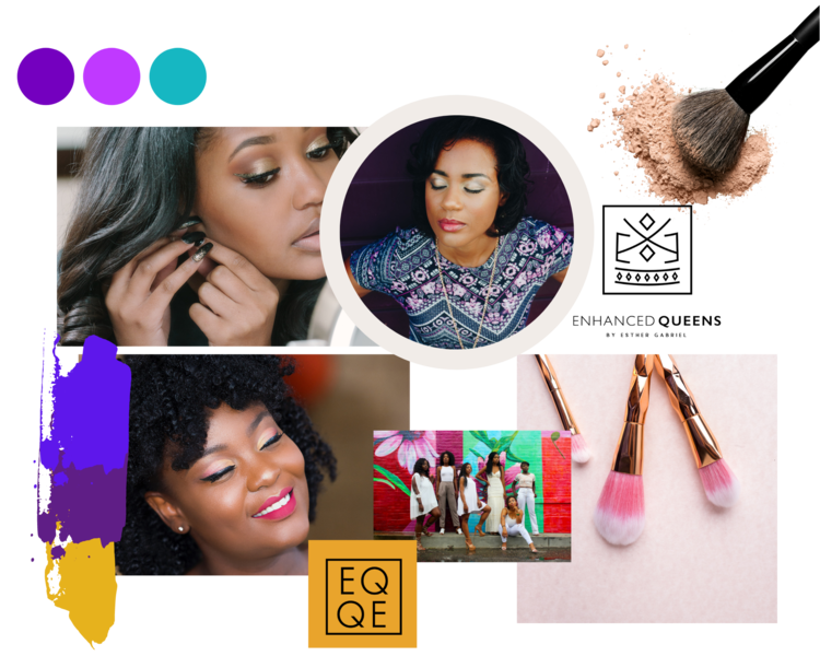 Brand/ mood board created by Brim and Bold Creative Studio