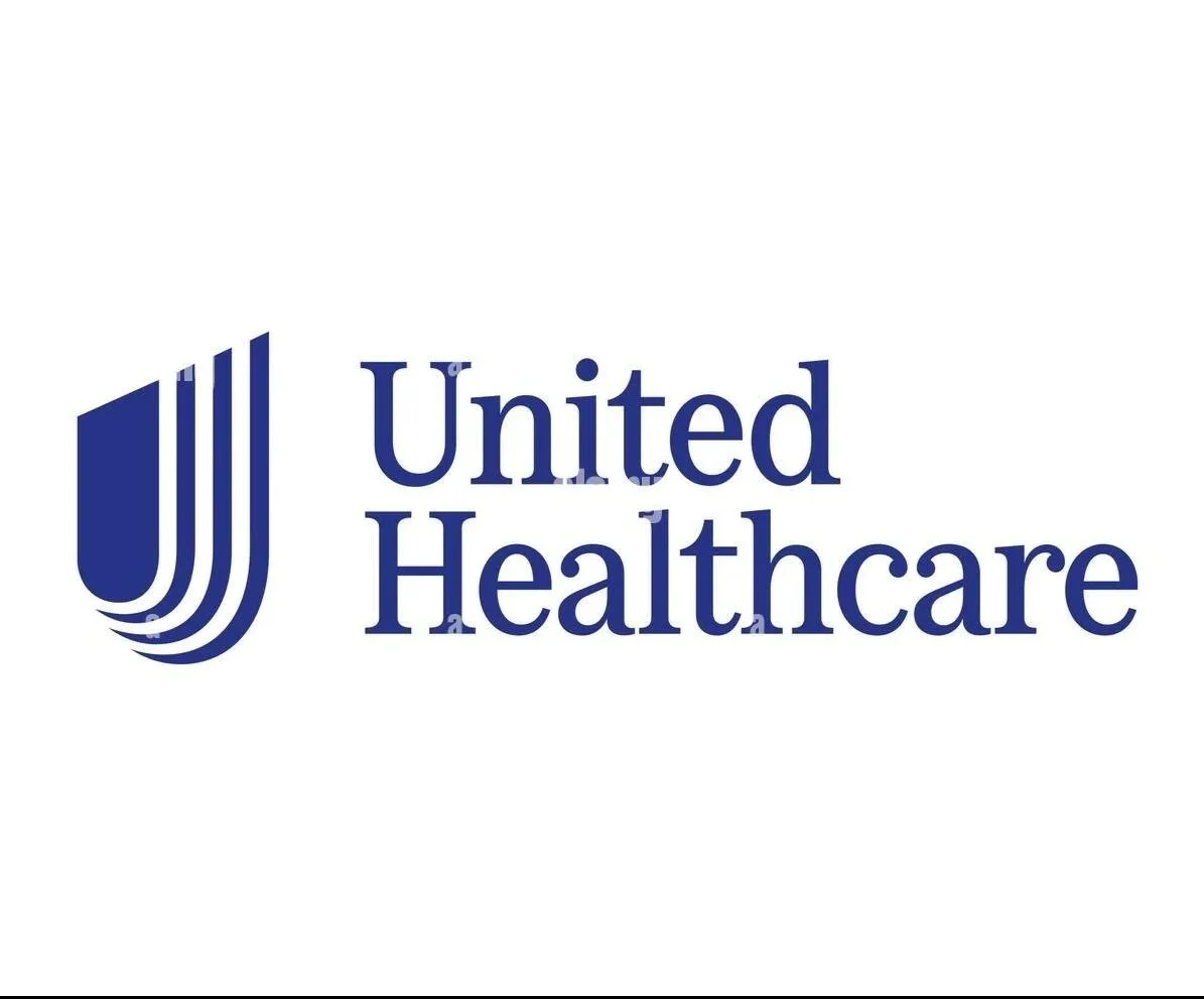 United Healthcare logo with blue emblem and text on a white background.