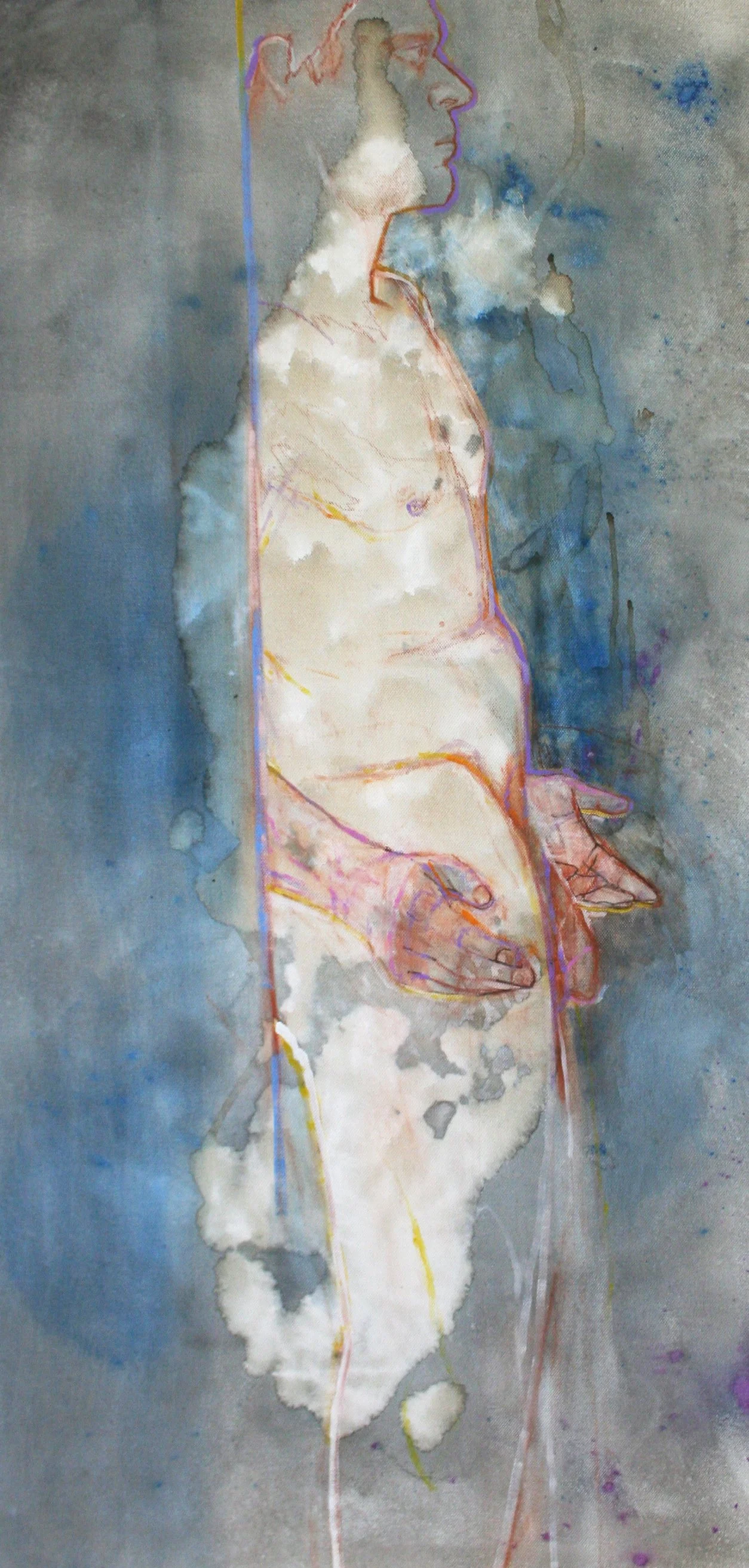 Offering - oil on canvas - 120 x 50 cm