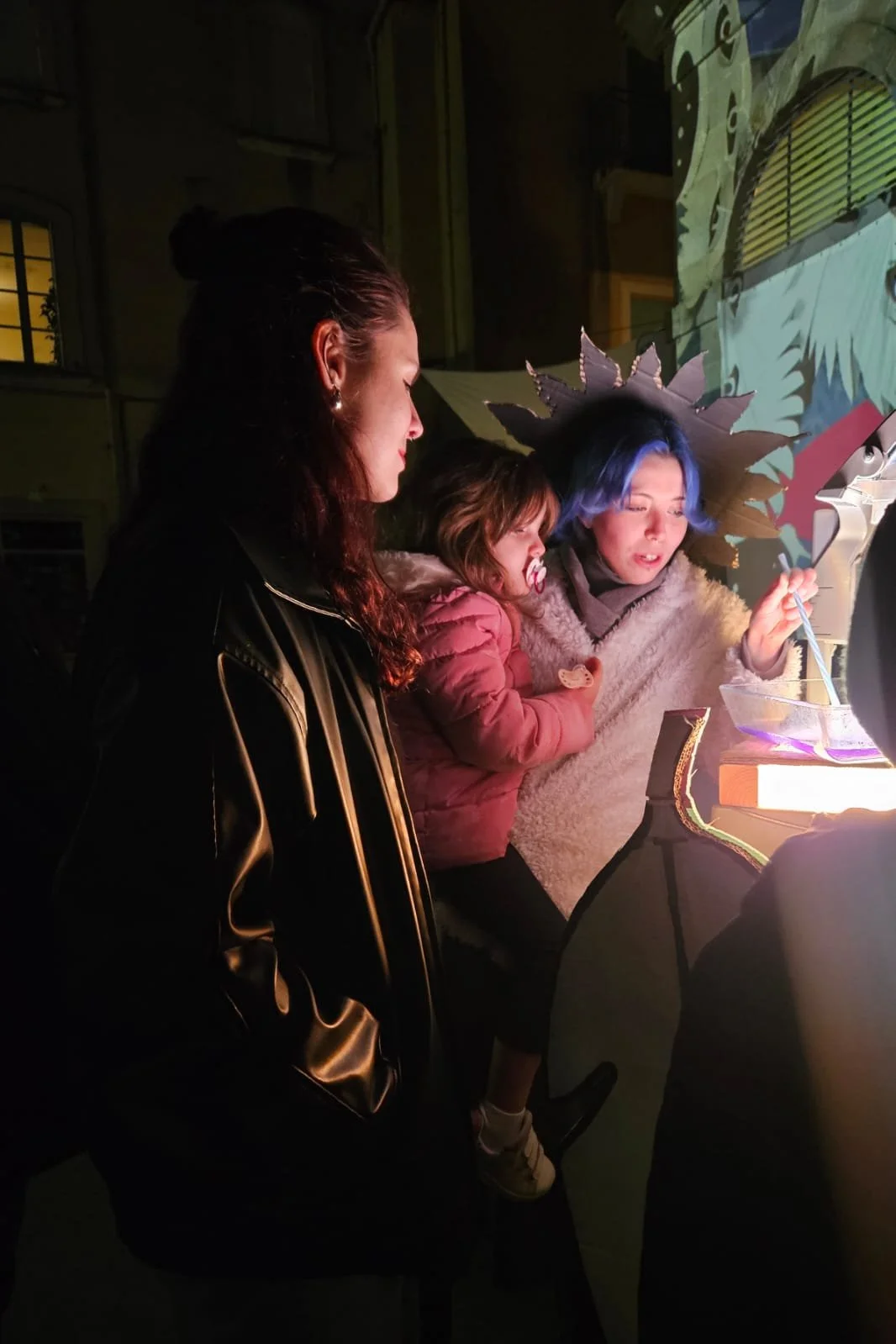 interaction avec le public sur les rétro projecteurs 