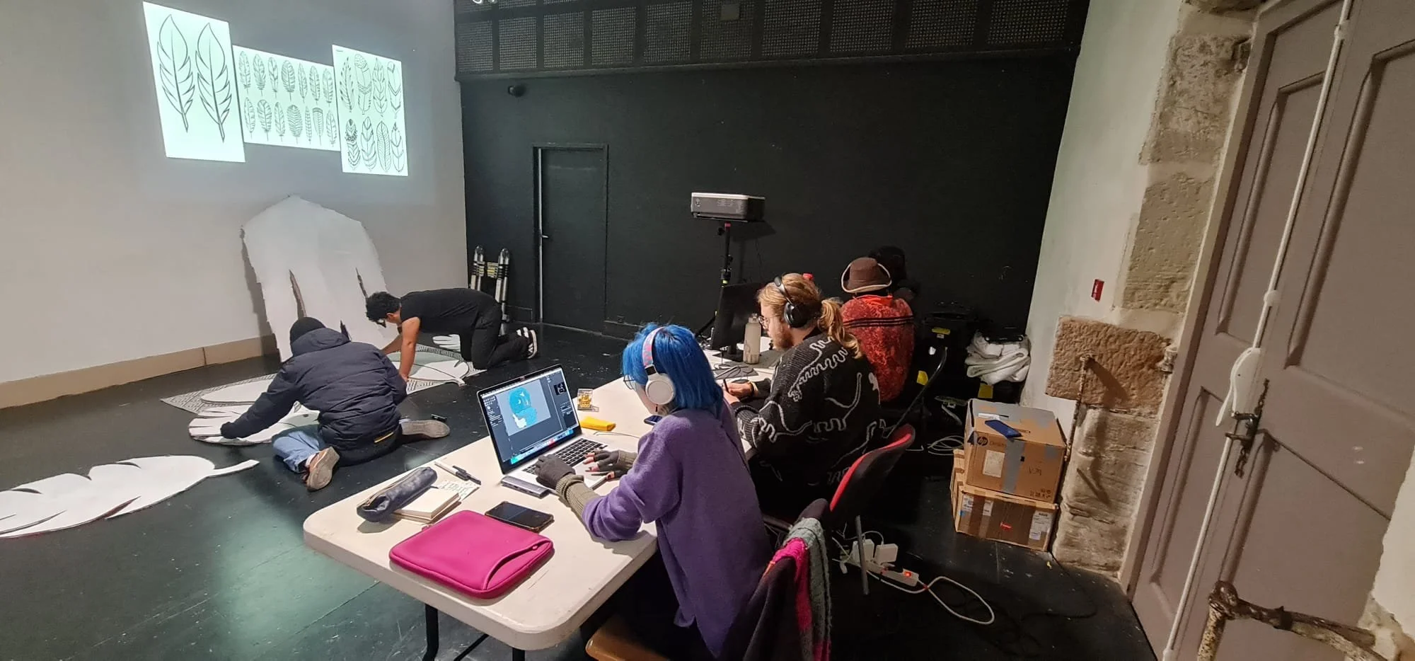 Atelier Scénographie production audiovisuelle (mapping - son) 