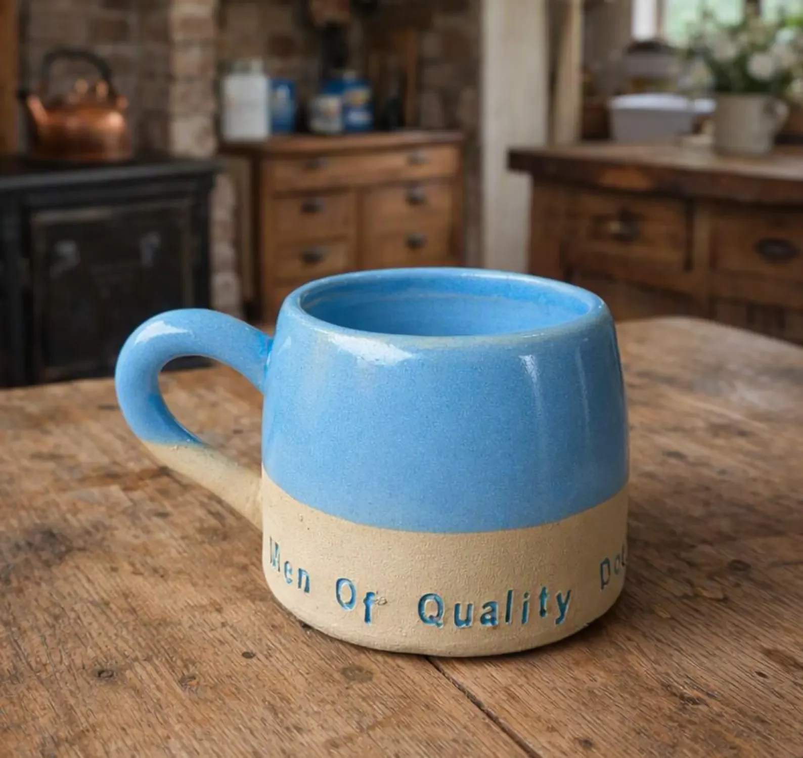 Turquoise Ice Feminism Mug