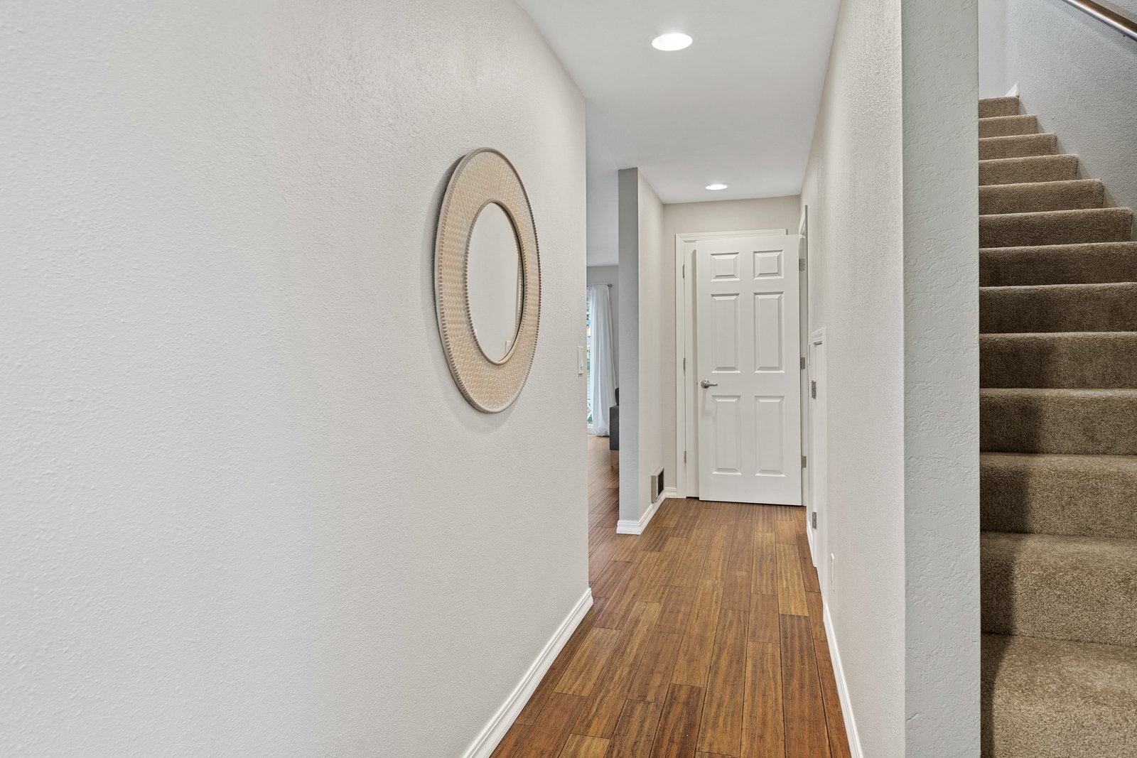 interior of hallway with stairs