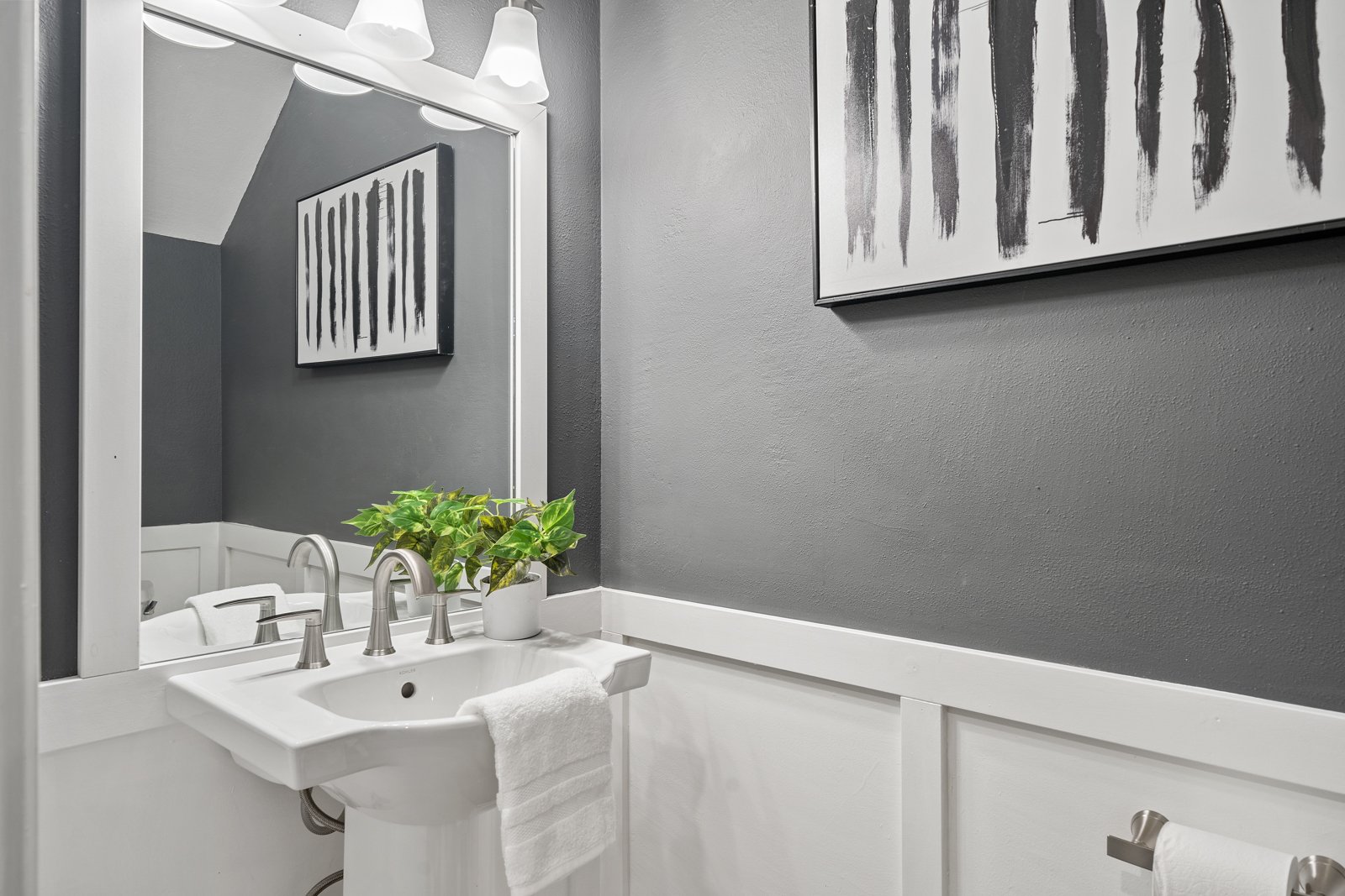 interior of bathroom