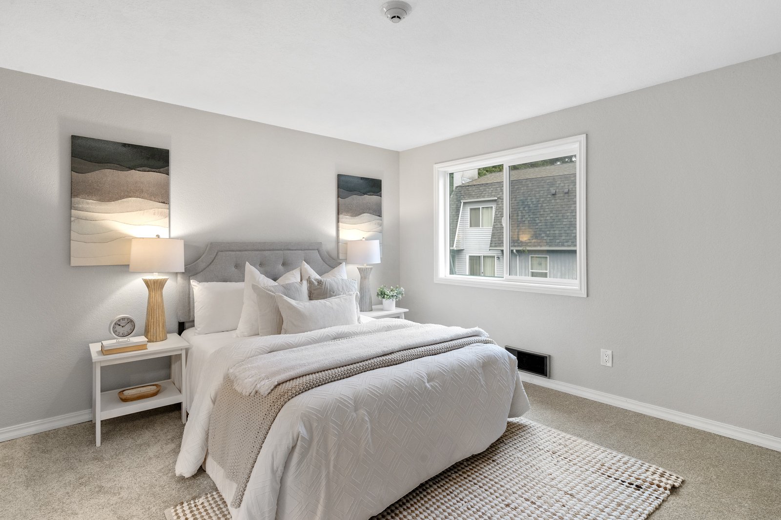 interior of bedroom with window