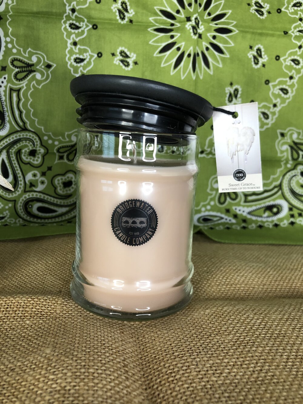 SWEET GRACE SMALL GLASS JAR CANDLE — Southern Roots Boutique