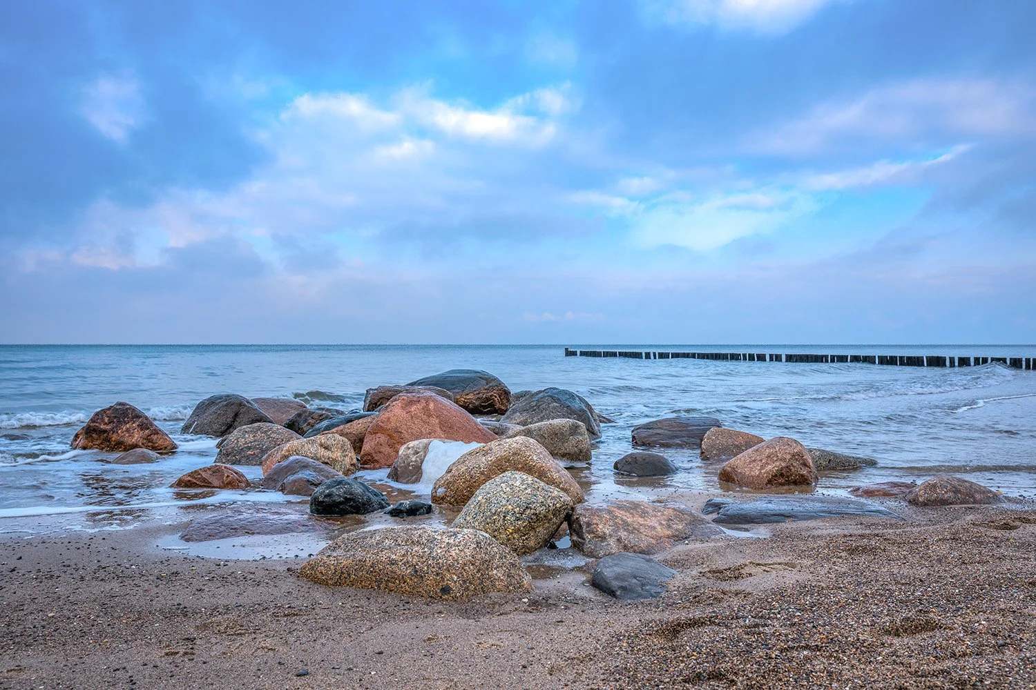 Farbenprächtig - Ostseestrand von Kühlungsborn