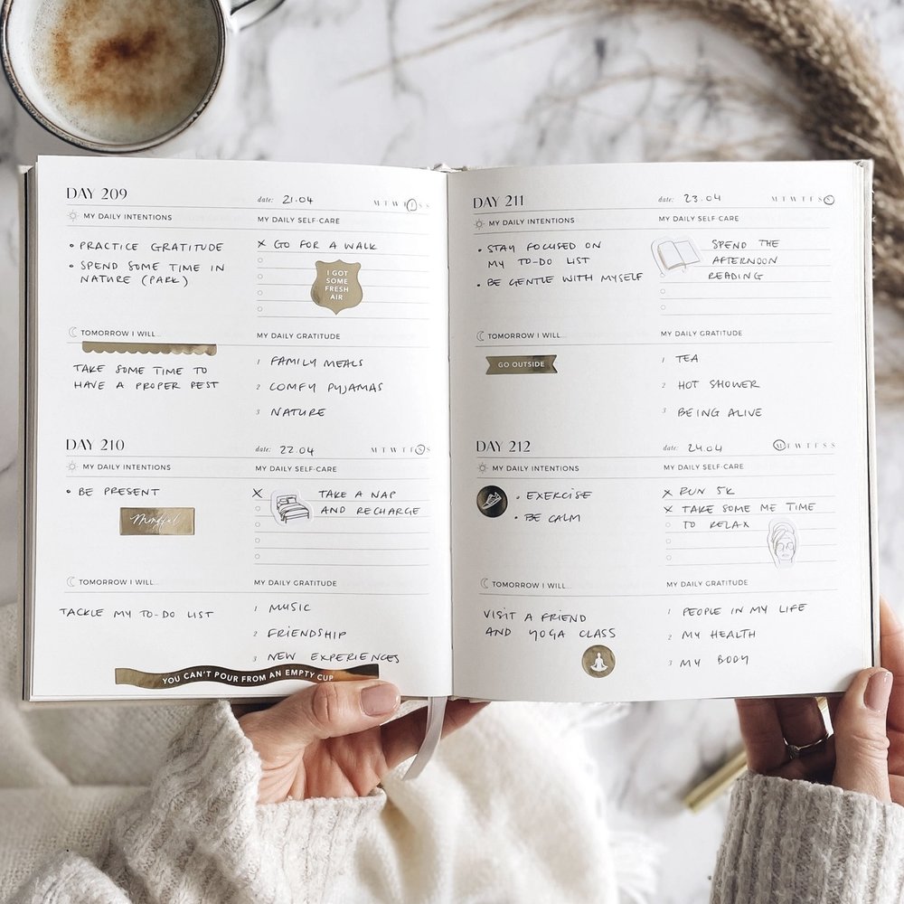 Journaling and Coffee Linen Gift Set